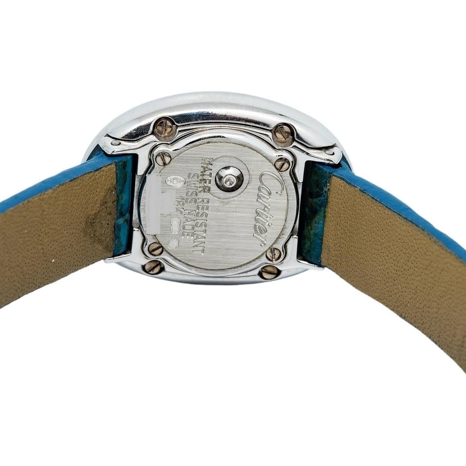Cartier Baignoire Bílé zlato stříbrný quartz 18mm řemínek, 2369 — 2 z 6