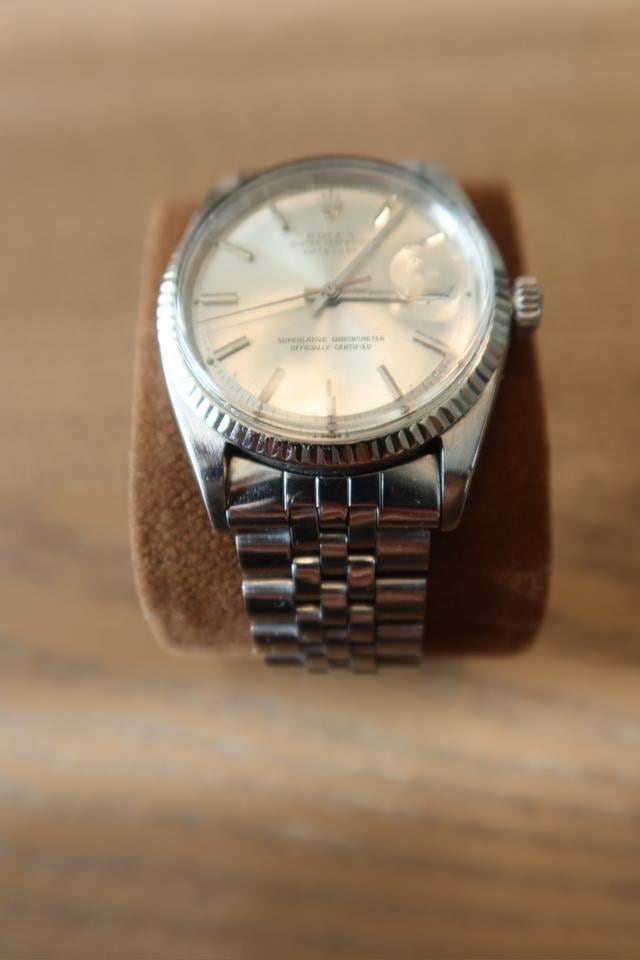 Rolex Datejust 36 Silver Pie Pan Dial Fluted Bezel, 1601 — 2 of 9