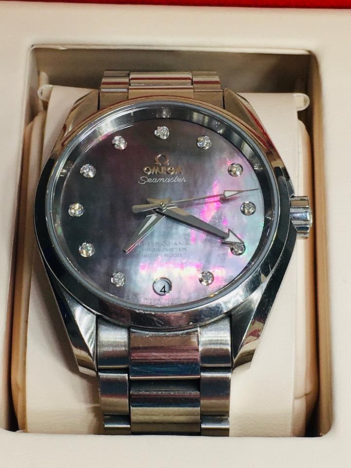 Omega Seamaster Aqua Terra Mother of Pearl Diamond 38.5mm Box and Papers, 231.10.39.21.57.001 — 1 of 16