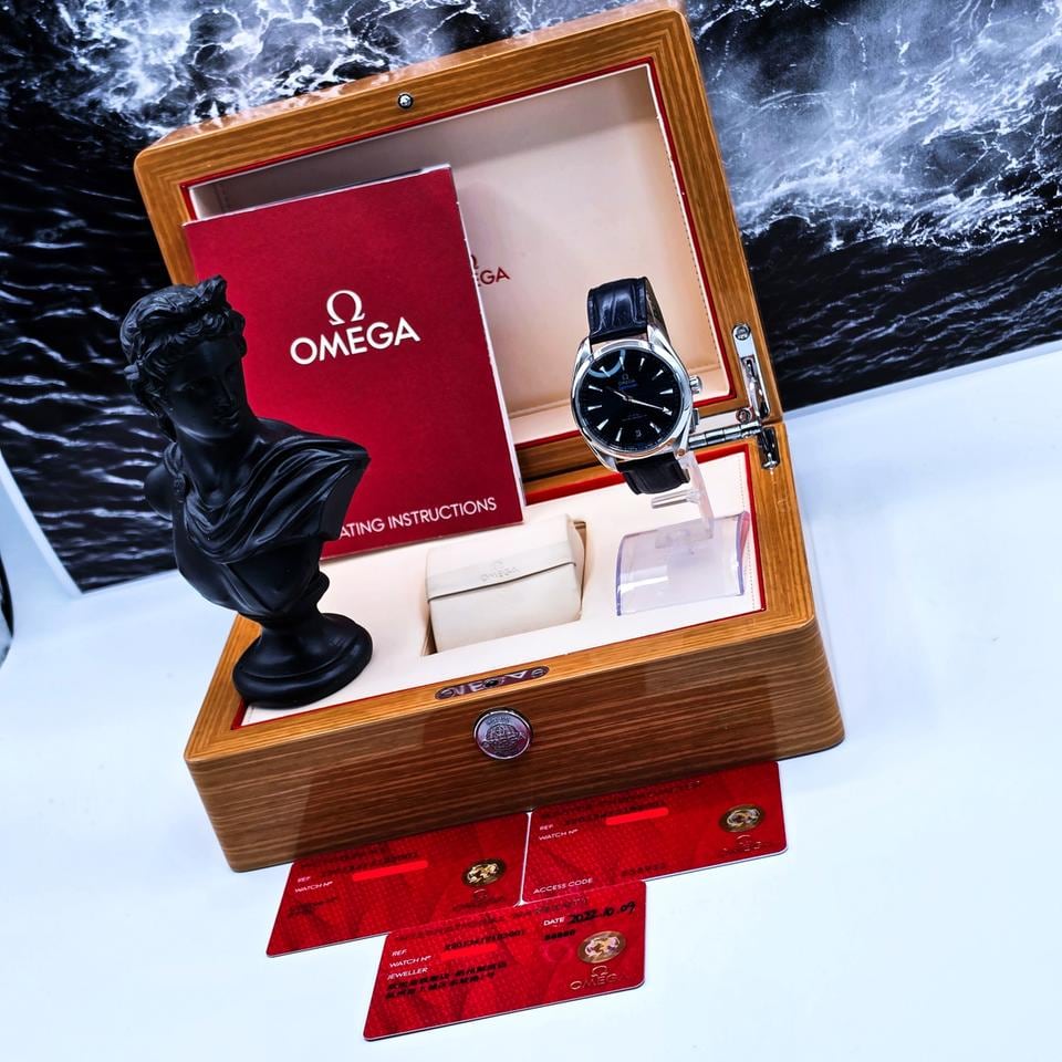 Omega Seamaster Aqua Terra 2022 kompletní sada modrý ciferník 41mm kožený řemínek, 220.13.41.21.03.001 — 2 z 11