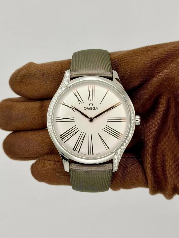 Omega De Ville Trésor 39 mm echte Diamanten, 428.17.39.60.02.001 — 1 von 11