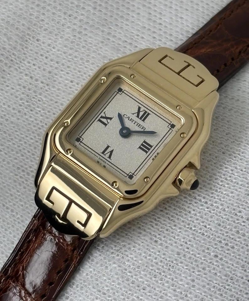 Cartier Panthère masivní 18karátové žluté zlato dámské hodinky Art Deco 22mm 2026 servis, 1070 2 — 2 z 16