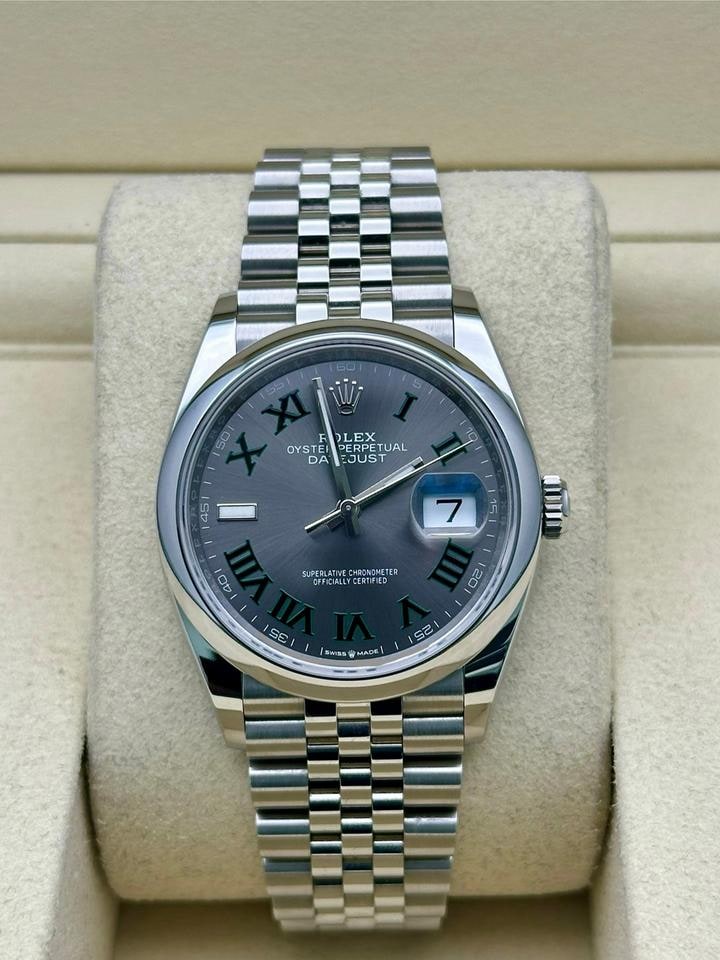 Rolex Datejust 36 Wimbledon Dial nový styl box 2025, 126200 — 1 z 7