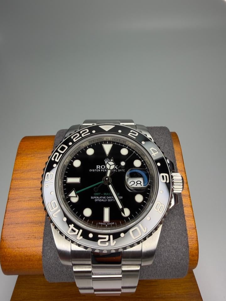 Rolex GMT Master II černá keramika 40mm luneta plné články, 116710LN — 1 z 12