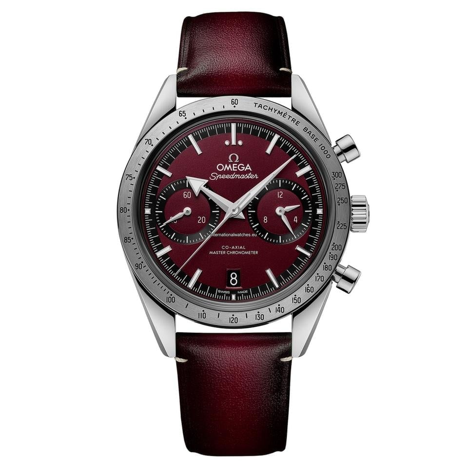 Omega Speedmaster 57 Heritage Models Co-Axial Master Chronograph 40.5mm Steel on Leather Strap, 332.12.41.51.11.001 — 2 of 9