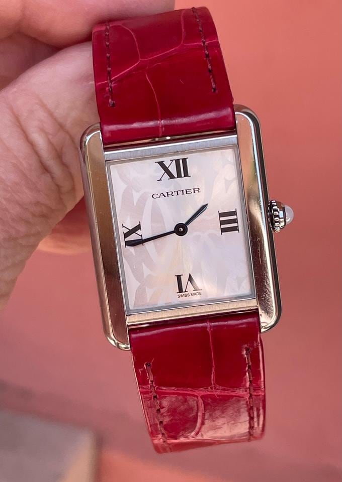 Cartier Tank Solo Stahl Jubiläumszifferblatt Vintage, 2716 — 2 von 11