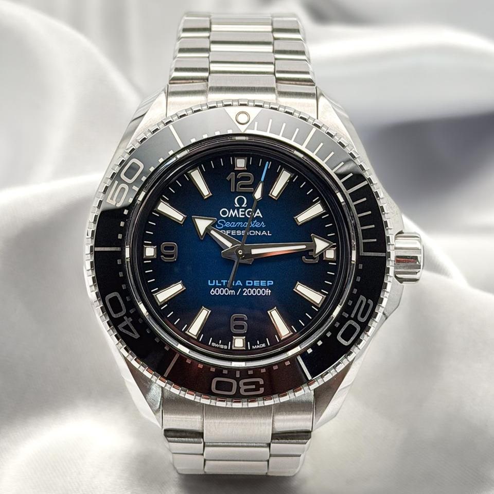 Omega Seamaster Planet Ocean Ultra Deep 6000M Blau Box Papiere, 215.30.46.21.03.001 — 1 von 13