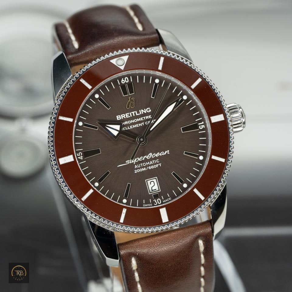 Breitling Superocean Heritage B31 40 grün Mesh-Armband 2026, AB3110361L1A1 — 1 von 9