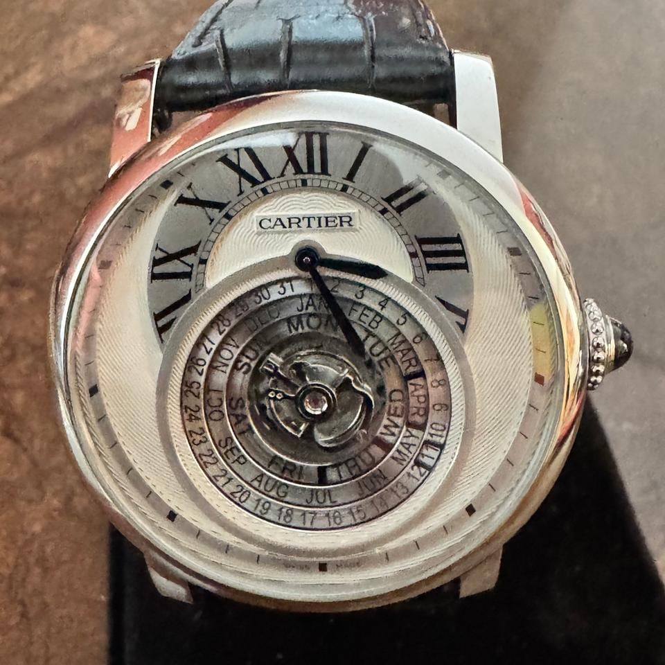 Cartier Rotonde de Cartier Astrocalendaire 45mm Platinum Limited Edition 100 Nové Nenošené Kompletní Sada Záruka 2031, W1556242 — 2 z 8