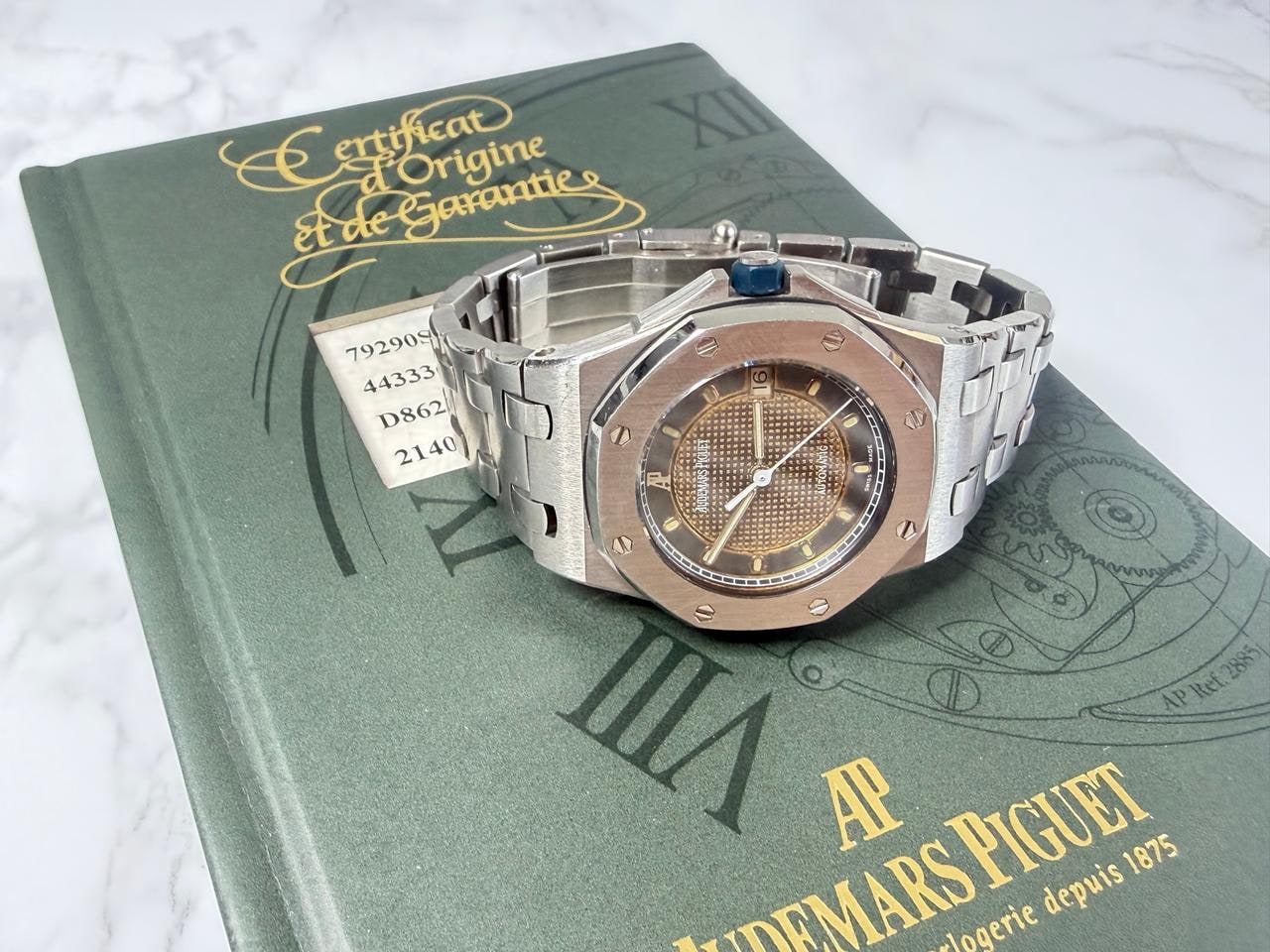 Audemars Piguet Royal Oak Offshore Lady tropický ciferník nerezová ocel papíry karty dobrý automat, 79290ST/O/1020ST/01 — 1 z 8