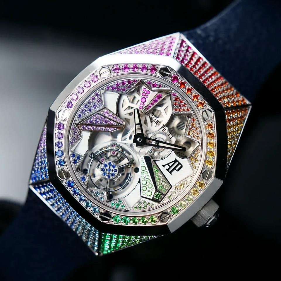 Audemars Piguet Royal Oak Concept Flying Tourbillon 38.5mm Rainbow, 26227BC.YY.D326CR.01-A — 1 of 8