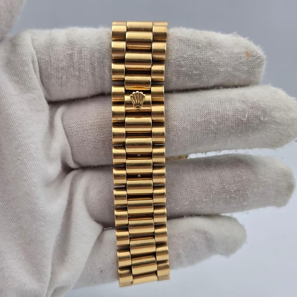 Rolex Day Date 36 President Gold Champagne Diamond Dial, 18238 — 2 of 8