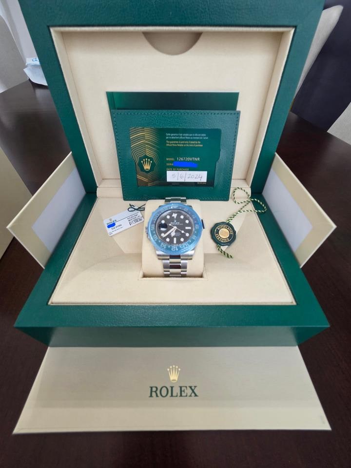 Rolex GMT Master II Sprite samolepky nenošené zcela nové kompletní sada, 126720VTNR — 1 z 8
