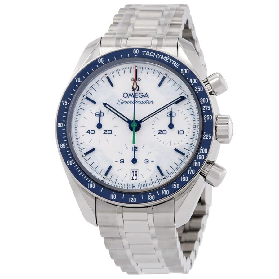 Omega Speedmaster Milano Cortina Sonderausgabe 38 mm weißes Zifferblatt Stahlarmband Full Set, 522.30.38.50.04.002 — 1 von 19