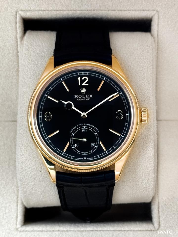 Rolex 1908 39 mm Gelbgold Zifferblatt Schwarz 2024, 52508 — 1 von 12