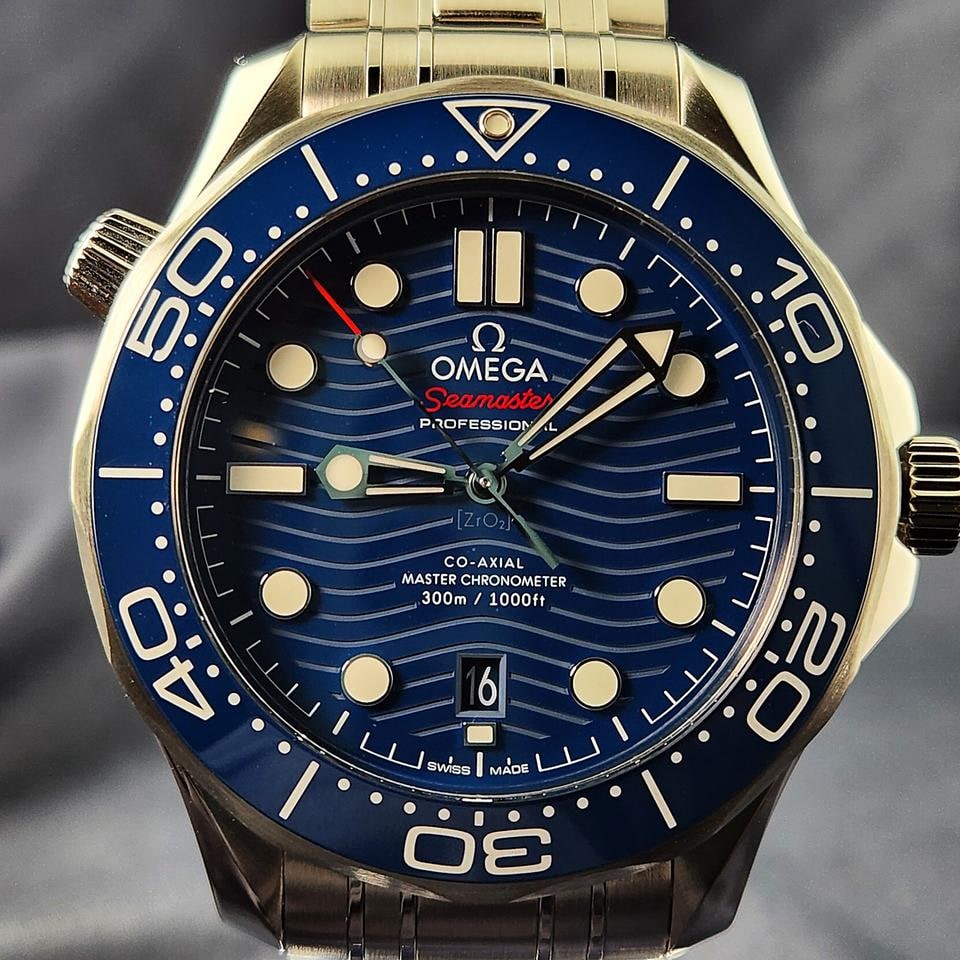 Omega Seamaster Diver 300M modrá plná sada 2022, 210.30.42.20.03.001 — 1 z 19