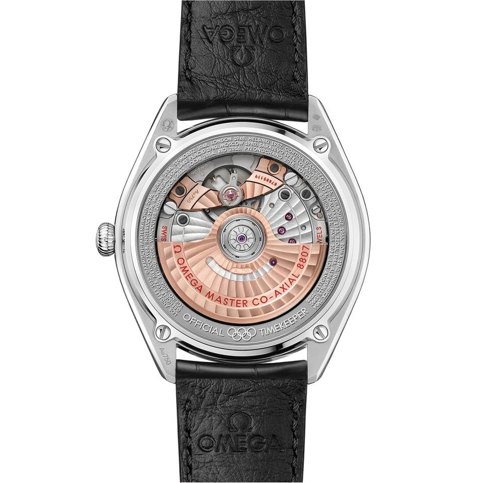 Omega Seamaster Heritage Models Olympic Official Timekeeper 39,5 mm Canopus Gold na koženém řemínku, 522.53.40.20.04.002 — 2 z 5