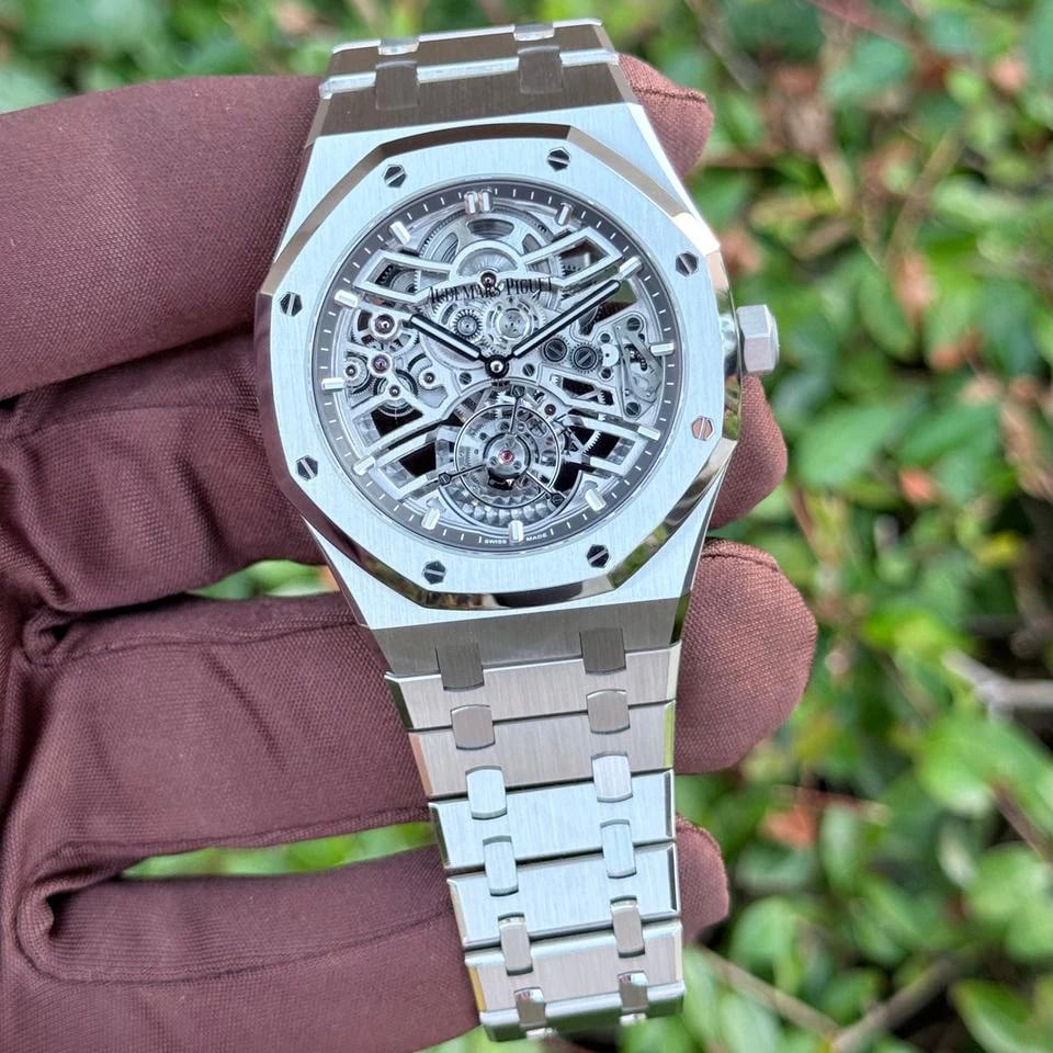 Audemars Piguet Royal Oak Flying Tourbillon Openworked 41mm nerezová ocel 50. výročí 26735ST.OO.1320ST.01 — 1 z 13