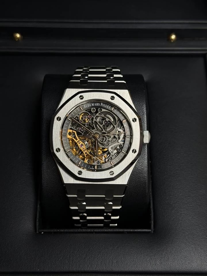 Audemars Piguet Royal Oak Double Balance Wheel Openworked 41mm Stainless Steel 15407ST.OO.1220ST.01 — 1 of 6