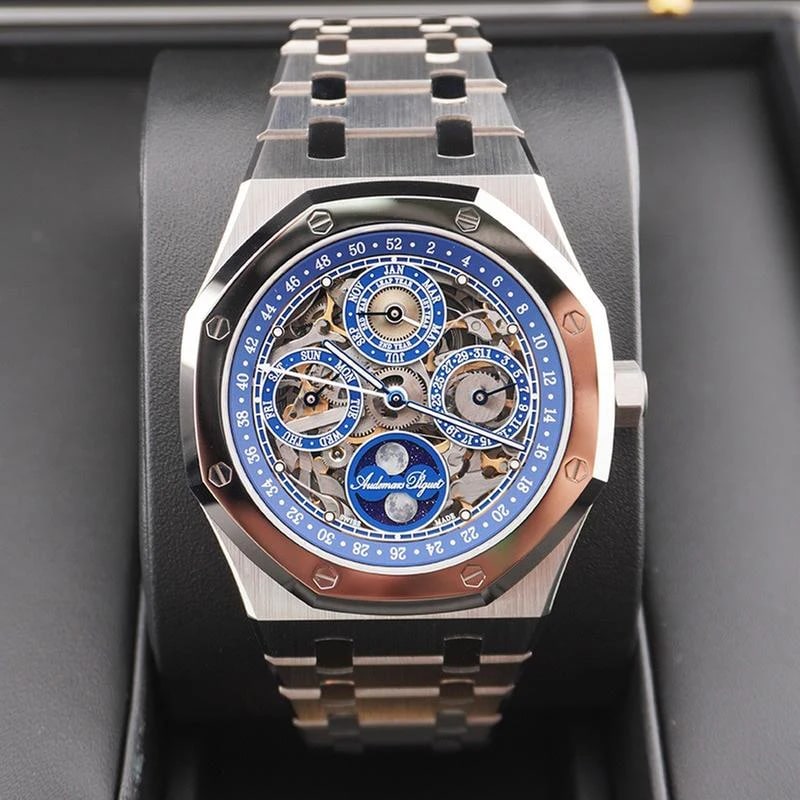 Audemars Piguet Royal Oak Ewiger Kalender Openworked 41mm Titan und BMG — 1 von 7