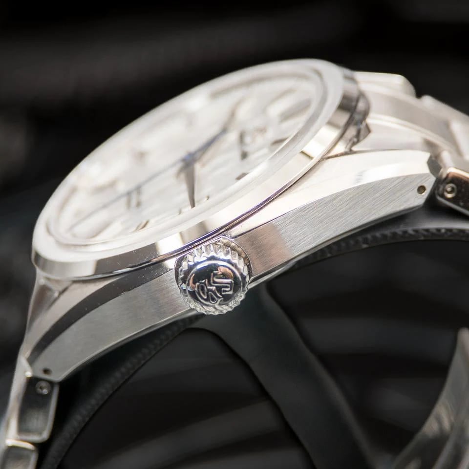 Grand Seiko Evolution 9 Hi-Beat 36000 40mm Weißbirke Zifferblatt Edelstahl — 2 von 12